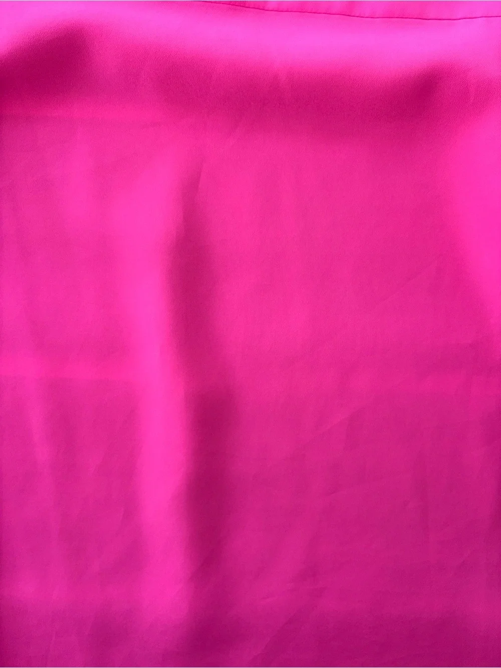 J.Crew Bright Pink Long Sleeve Blouse Size Small | Keyhole Back Work Career Top